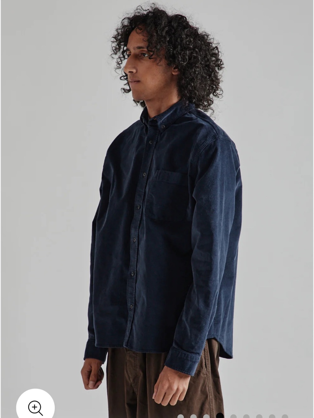 Kestin Raeburn Button Down Shirt - Dark Navy - Picture 9 of 13